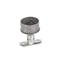Support de garde-corps brossé en acier inoxydable pour escalier/escalier Support de garde-corps rond