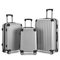 Ensemble de valises trolley unisexe étanches en ABS, nouveau modèle à roulettes pivotantes, prix usine