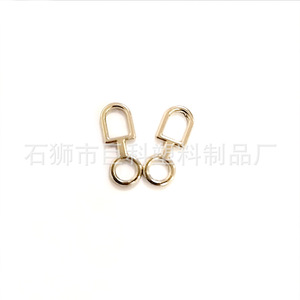 Jk Zinc Alloy <b>Zipper</b> Pulls 1.7Cm Silver Hollow Bag Hardware Accessories For Bags - Product Image 2