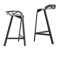 Chaises de bar industrielles en fer forgé tabourets de chaise haute pour loft de restaurant tabourets de bar en métal