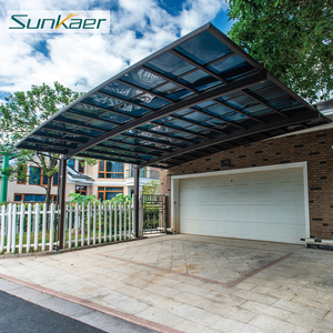 Meilleur choix garages auvents carports abri voiture en <span class=keywords><strong>aluminium</strong></span> <span class=keywords><strong>prix</strong></span> polycarbonate abri voiture bâches pare-soleil extérieur - Product Image 4