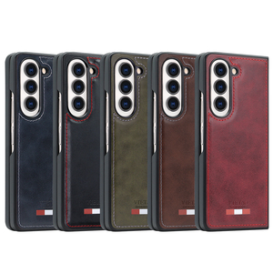 Funda de Cuero Lisa Personalizada VIETAO para <span class=keywords><strong>Z</strong></span> <span class=keywords><strong>Flip</strong></span> 4, Funda para Teléfono Móvil con Pantalla Plegable para Samsung <span class=keywords><strong>Galaxy</strong></span> <span class=keywords><strong>Z</strong></span> Fold 3 5g - Product Image 3