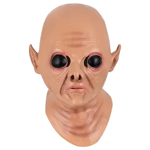 Halloween Natural Latex Scary Masks Cover Customized Realistic Face Masks Latex Alien Scary Mask