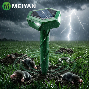 Ahuyentador ultrasónico solar para serpientes, topos y langostas, con estaca, resistente al agua IP65 - Product Image 5