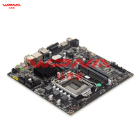 Placa Base Mini ITX H81 Personalizada/OEM, Compatible con Procesadores de 4.ª Generación I3 I5 I7, DDR3*2, SATA2, LGA1150, PC de Escritorio Todo en Uno, Capacidad de RAM de 128 GB