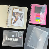 Archivalpro A5, 7 Anillas, 3 Piezas/Paquete, Carpeta Transparente de PP Resistente al Agua y al Polvo, Accesorios de Papelería para Documentos, Oficina, Escuela, Planificador