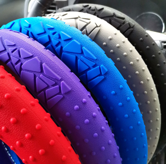All-Season Perforated Breathable Silicone Steering Wheel Cover for Cars Trucks SUV - ANMA Brand Mode