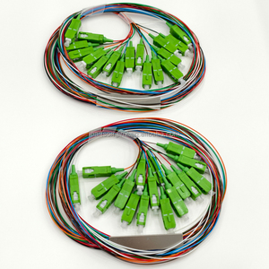 Divisor PLC de Grado Premium 1x16 SC/APC, Divisor de Fibra Óptica de 16 Vías con Tubo de Acero Mini de 1.5m y Pigtail de Colores para Red PON - Product Image 3