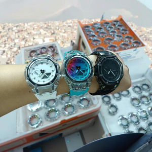 Montres numériques en alliage de la série <span class=keywords><strong>G</strong></span> GM2100 GA2100 GA1100 DW5600 - Personnalisables en usine - Résistantes aux chocs - Bracelet en acier inoxydable - Luxe - Product Image 3