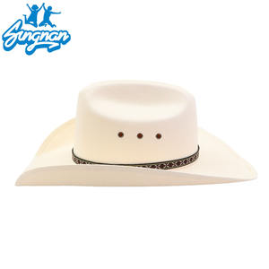 도매 멕시코 롤업 와이드 브림 망 하드 모자 맞춤형 웨스턴 패치 밀짚 카우보이 모자 유니섹스 파티 장식 페도라 모자 - Product Image 3