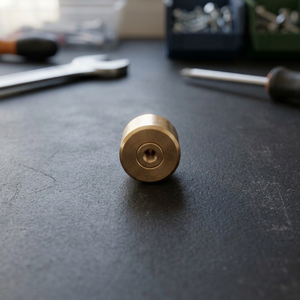 Brass Geometric Cabinet Handle Knob Set – Industrial Design Decorative <b>Hardware</b> for Drawers & Doors - Product Image 6