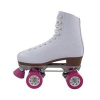 Chaussures de Skate à roulettes professionnelles, sneakers en aluminium et tige en cuir, Non réglables, haute qualité, nouveau modèle, 2020