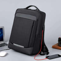 17.5 pouces Usb Charge Compartiment Interface Sac À Dos Bureau Ordinateur Sac Ordinateur Portable Livre D'école Sac cartable Pour Étudiants Filles Femmes