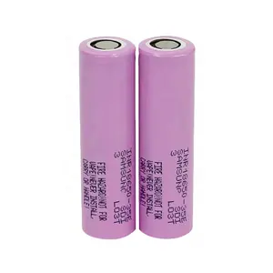 100% asli Inr18650 3500mAh 10C baterai Lithium Ion 3.7V baterai isi ulang sel merah muda untuk Senter