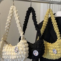 Sacs à bandoulière plissés pour femmes et filles, prix de gros avantageux