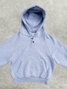 <span class=keywords><strong>Felpa</strong></span> con Cappuccio Vintage Lavata <span class=keywords><strong>Blu</strong></span> per <span class=keywords><strong>Uomo</strong></span>, Oversize, Stile Streetwear, Casual, Pullover - Product Image 6