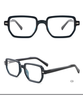 Lunettes carrées hommes Original haute qualité Unique acétate monture optique lunettes à la main acétate lunettes montures de lunettes