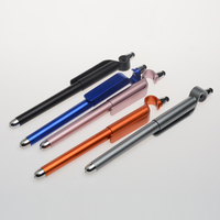 Stylo Tactile à bille en plastique, stylo à écran Tactile, écriture intelligente, stylo Tactile numérique avec support de téléphone