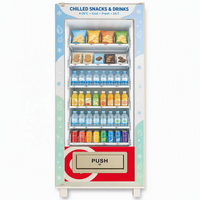 Máquina Expendedora Refrigerada con 36 Selecciones de Bebidas Frías y Aperitivos, con Pago con Tarjeta de Crédito MDB DEX