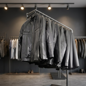 Vestes matelassées style moto colorées et étonnantes pour hommes, vente en gros, grandes tailles, en toile souple, col montant fin, imperméables - Product Image 3