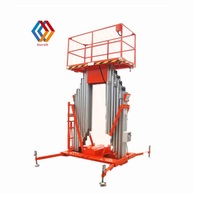 Plate-forme mobile de levage intérieure et extérieure d'ascenseur d'alliage d'aluminium de petit ascenseur à la maison pour le travail de haute altitude