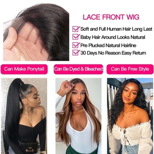 วิกผมตรงแบบเวียดนาม 13x4 13x6  วิกผมหน้าผากลูกไม้  <span class=keywords><strong>ผม</strong></span>แท้  ถอนขนแล้ว  ความหนาแน่น 200%  พร้อมผมเบบี้แฮร์ สีดำธรรมชาติ <span class=keywords><strong>ผม</strong></span>แท้ 100% สำหรับผู้หญิง - Product Image 4