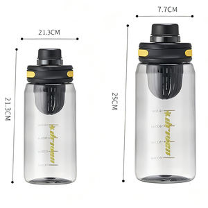 Спортивная портативная бутылка для воды объемом 750 мл/950 мл с прямым доступом для питья и заварником для чая, для фитнеса и активного отдыха на природе - Product Image 6