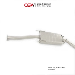 Sistem Knalpot Suku Cadang Mobil Stainless Steel Berkinerja Tinggi untuk Toyota Prado <span class=keywords><strong>2</strong></span>.7L 2015+ - Product Image 4