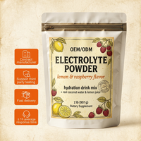 Poudre d'électrolytes hydratante Keto pour adultes en gros, végétalienne, sans sucre, avec gestion énergétique et bienfaits à base de plantes