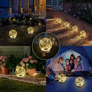 Remote Control 16 Colors RGB Solar Swimming Floating Pool Lights Inflatable Luminous Solar Ball Lamp For Landscape Deco