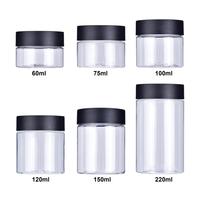 Bouteille de complément alimentaire avec étiquette personnalisée, conteneur vide pour pilules, bouchon à vis à l'épreuve des enfants, emballage en plastique pour capsules et comprimés, 2 oz, 3 oz, 4 oz