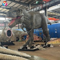 Dinosaure robot animatronique géant sur mesure, T-Rex grandeur nature 12M, pour parcs d'aventure pour enfants, musées, centres commerciaux, à vendre