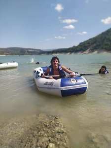 Perahu Dayung Solarmarine 2 Orang, Perahu Karet PVC 0.7 mm, Kayak Ringan, Perahu Pancing - Product Image 5