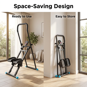 Máquina de Escaleras Verticales para Interiores con Marco de Acero y Pantalla LCD, 3 Niveles de Altura Ajustable - Product Image 4