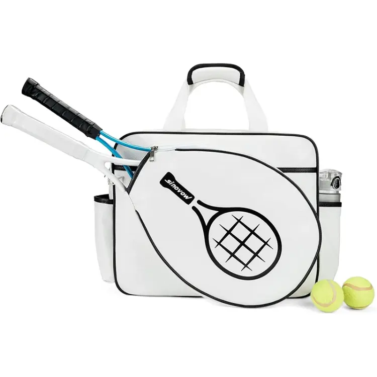 사용자 정의 로고 배드민턴 비치 테니스 피클볼 라켓 패들 커버 토트 테니스 가방 여성용