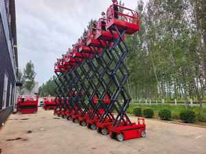 自走式8米电动垂直升降高空作业平台，带剪叉式升降稳定结构，剪叉式升降 - Product Image 5