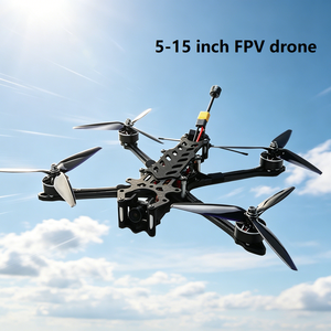 Kit de drone FPV personnalisé OEM ODM de 7 à 15 pouces, cadre en fibre de carbone de type X, F405 FC 6S 12S, quadricoptère RC longue portée, fabricant - Product Image 1
