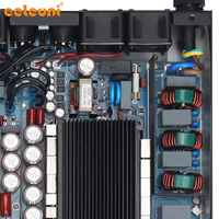 Amplificador Profesional para Escenario Eeleuni EN-8004 de 4 Canales y 1300W, Clase D, Digital, para Altavoces Line Array y Subwoofer