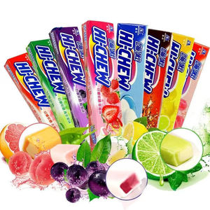 <span class=keywords><strong>Hi</strong></span> <span class=keywords><strong>Chew</strong></span> Gummy <span class=keywords><strong>Candy</strong></span> 57g Sticks Jugo de fruta Inflable Chewy Sour <span class=keywords><strong>Candy</strong></span> Caramelo de Navidad exótico - Product Image 1