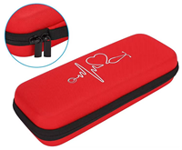 Nouvel étui de transport rigide en EVA pour stéthoscope, personnalisé, portable, anti-poussière, durable, résistant aux chocs, accessoires pour infirmières avec boîte à fermeture éclair