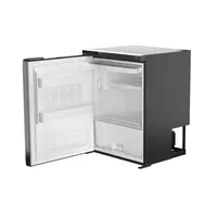 Mini frigorífico portátil 10l 12v, geladeira para veículo com porta de vidro