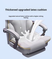 Chaise de bureau ergonomique à dossier haut pour l'e-sport, chaise de direction contemporaine avec hauteur de siège réglable