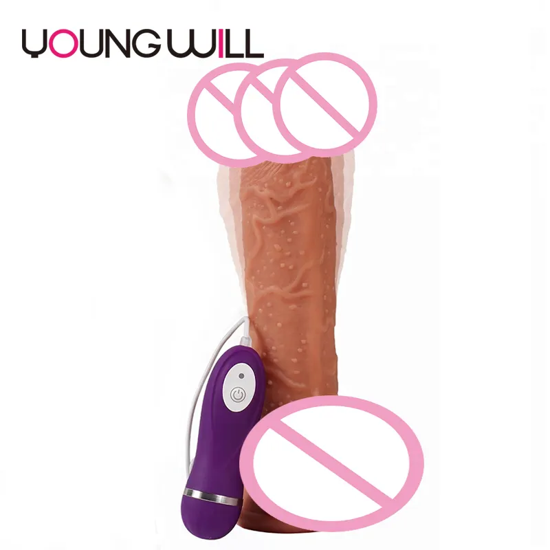 New products adult sex toy realistic multi-speed power dildo vibrator for women