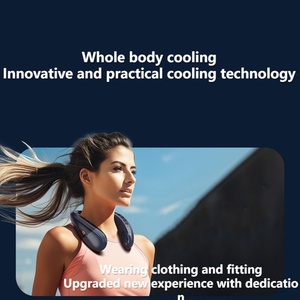 Aire Acondicionado Portátil para Cuello con Batería de 4400mAh, Ventilador Personal de 3 Velocidades, Motor sin Escobillas, para Uso en Auto, Regalo de Verano para Hombres - Product Image 5