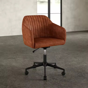 Silla <span class=keywords><strong>de</strong></span> Oficina Ergonómica <span class=keywords><strong>de</strong></span> Lujo para el Hogar, Silla <span class=keywords><strong>de</strong></span> <span class=keywords><strong>Estudio</strong></span> con Respaldo Bajo, Giratoria, Cómoda, para Oficina en Casa - Product Image 5
