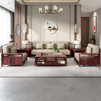 Ensemble de canapés de bureau de style européen moderne de luxe Mobilier commercial pour petit bureau Housse en cuir de luxe pour le salon
