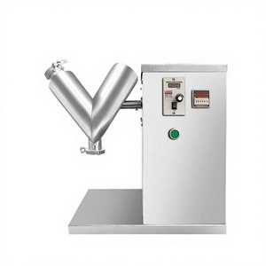 Mélangeur en V haute efficacité pour le mélange de poudres, mélangeur en V compact en acier inoxydable pour la recherche en laboratoire alimentaire et chimique - Product Image 1