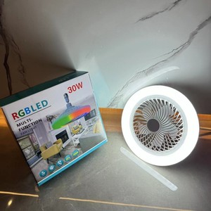 RGBLED Multi Function Fan <b>Light</b> 30W <b>Ceiling</b> Mount <b>Remote</b> <b>Control</b> LED <b>Light</b> With Color Changing Effect - Product Image 3