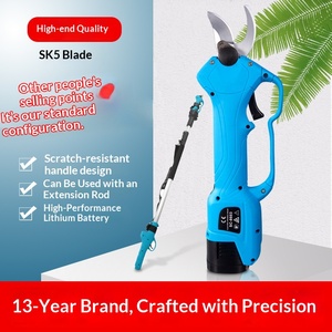 New Comfort 3cm Electric Pruning Shears 30mm Cutting Capacity Lithium-Battery Cordless Fruit Tree Branch <b>Cutters</b> SC8603 Scissors - Product Image 3