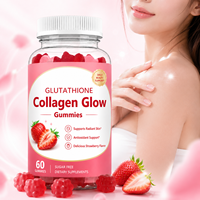 Gummies de L-Glutathion personnalisées avec des ingrédients à base de plantes pour éclaircir la peau, complément botanique naturel, fabriquées en Chine